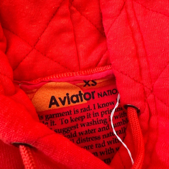 Aviator nation quilted sweatsuit red NWT - Picture 4 of 4